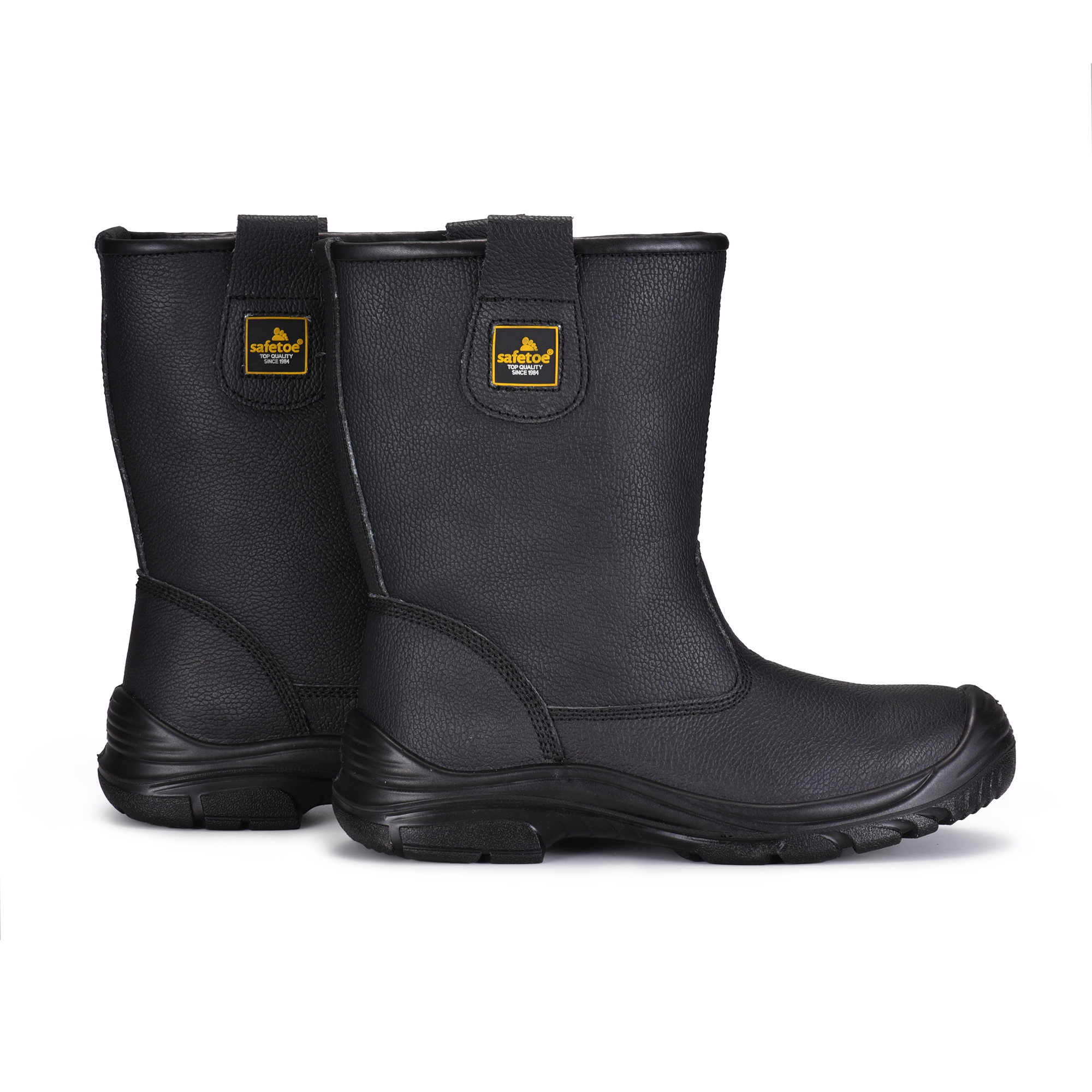 Oil Field Industry Resistant Rig Steel Toe Safety Boots H-9430