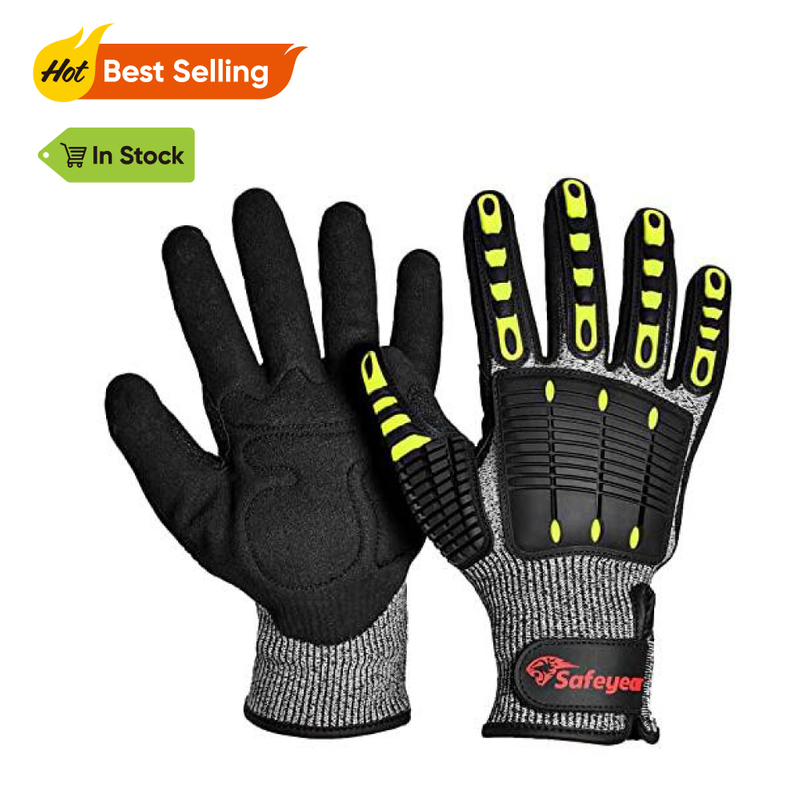 Cut Resistant Work Gloves TPR9004 Yellow