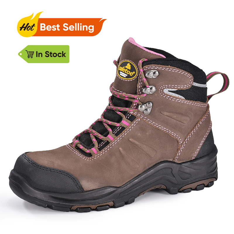 Waterproof & Slip Resistant Womens Work Boots with Composite Toe M-8553