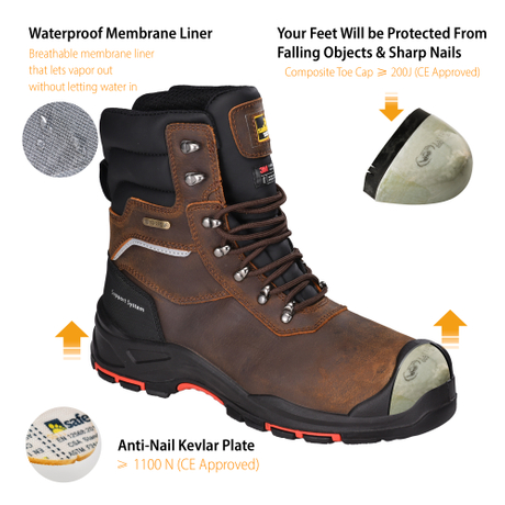 S3 Safety Shoes Anti-static Oil Resistant Safety Shoes H-9552
