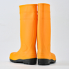 Heavy Duty Steel Toe Rain Boots W-6037 Yellow