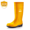 S5 Safety Wellington Boots With Steel – Waterproof PVC Boots W-6037 Yellow AquaPioneer
