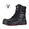Water Resistant Work Boots Oil Resistant For Men Workers H-9552 Zip