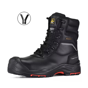 Water Resistant Work Boots Oil Resistant For Men Workers H-9552 Zip