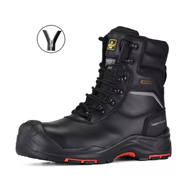 Water Resistant Work Boots Oil Resistant For Men Workers H-9552 Zip