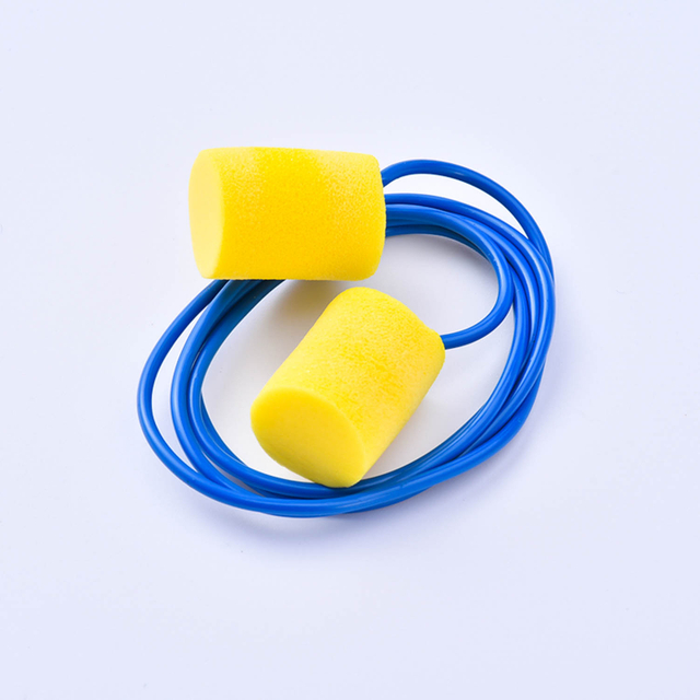  Cylindrical Safety Earplugs With String HY-85-B2
