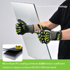 HDPE Cut Level Gloves Protective Work Gloves TPR9004 Green