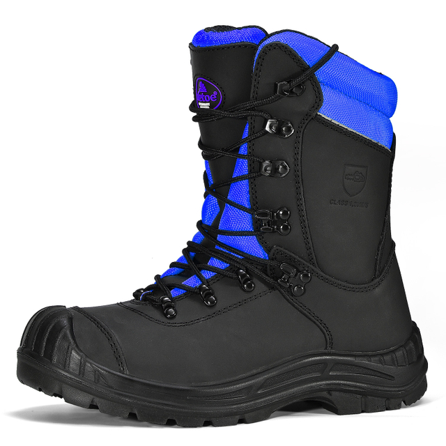 Waterproof Steel Toe Logger Style Work Boots for Men LMZ9051088 