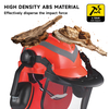 Safety Helmets & Face Shield & Earmuff M-5009 Red