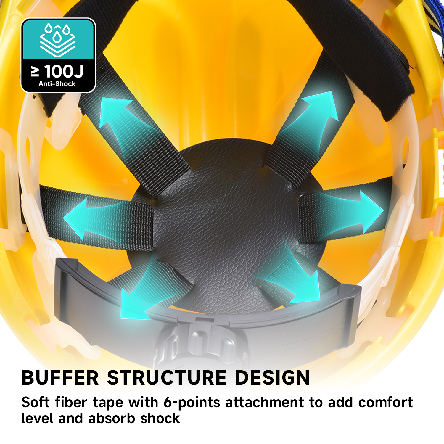 American Style Safety Helmet W-036 Yellow