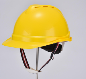 Yellow Industrial Safety Helmet W-002