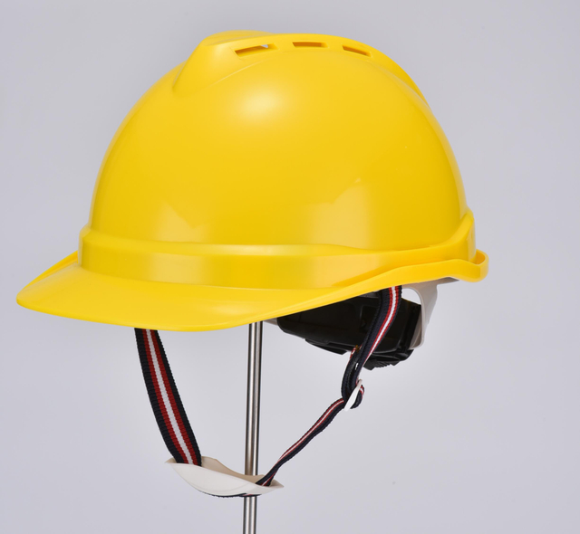 Yellow Industrial Safety Helmet W-002