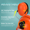 High Quality Ear Muffs E-2008D Orange