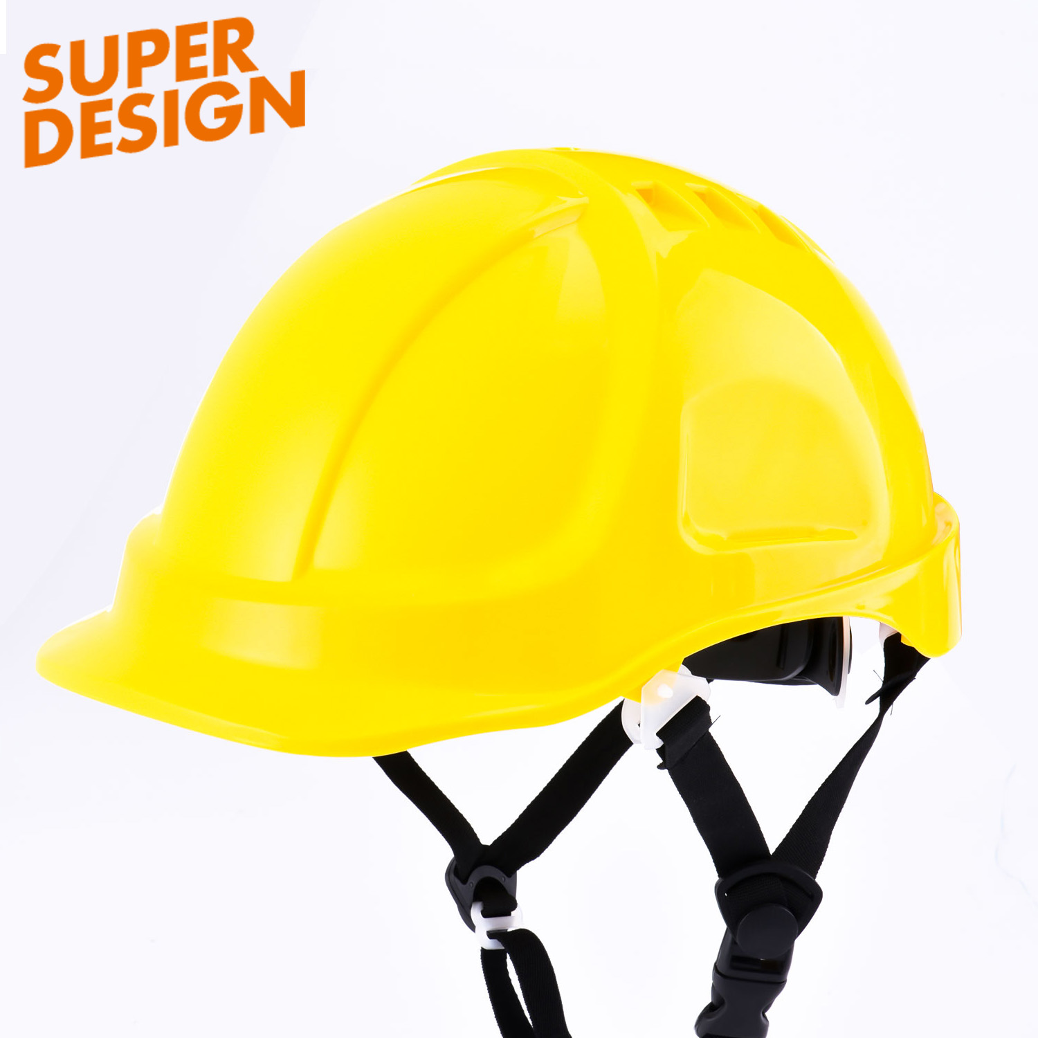 Yellow Safety Work Helmet W-037