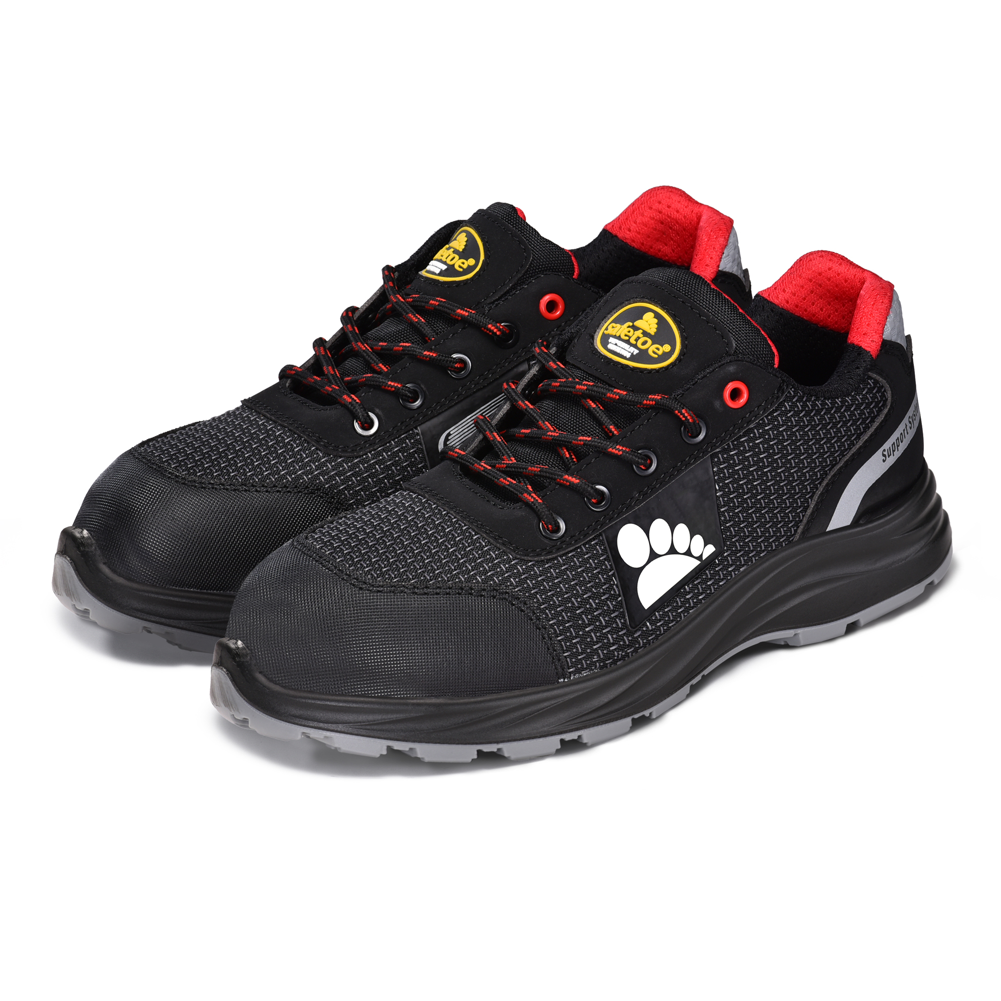 Light Weight PU-TEK S1P Safety Shoes with Composite Toe & Kevlar Plate L-7512