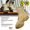 Combat Safety Work Boots H-9438 Beige