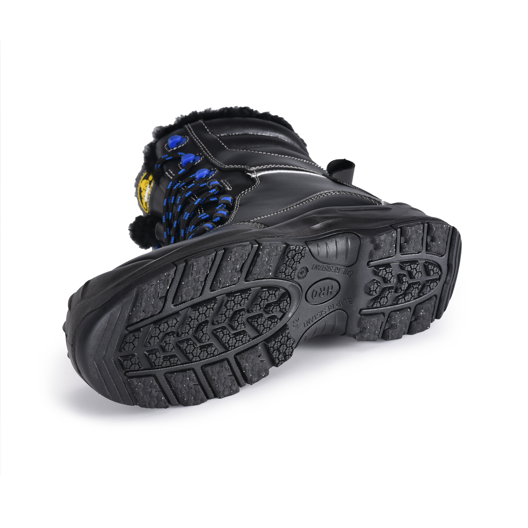 Ready Stock Warm Fur Winter Work Boots H-9550