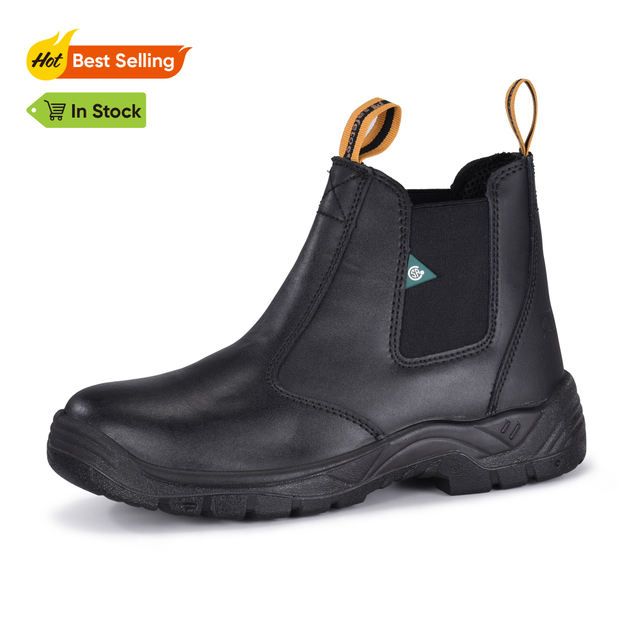 CSA Green Triangle Safety Shoes Work Boots with Steel Toe M-8025