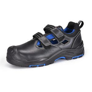 Velcro Design Safety Sandals L-7585 Blue / Metal Free