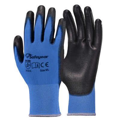 3 Pairs) ZMLEVE Multi Purpose Working Gloves Spandex With NBR Foam - View #9
