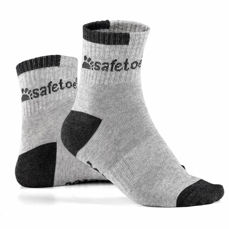 Ready Stock Safetoe Bamboo Cotton Crew Socks