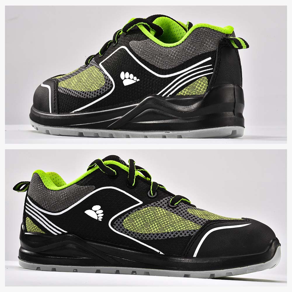 Sports Design Safety Trainers L-7501 Green (Speed)