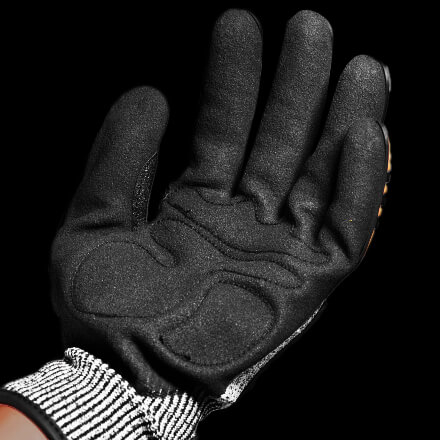 Cut Resistant Mechanical Working Gloves TPR9004 Orange