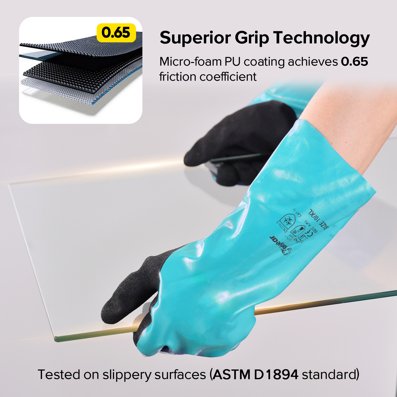 Chemical And Oil Resistant Work Gloves NSL1868