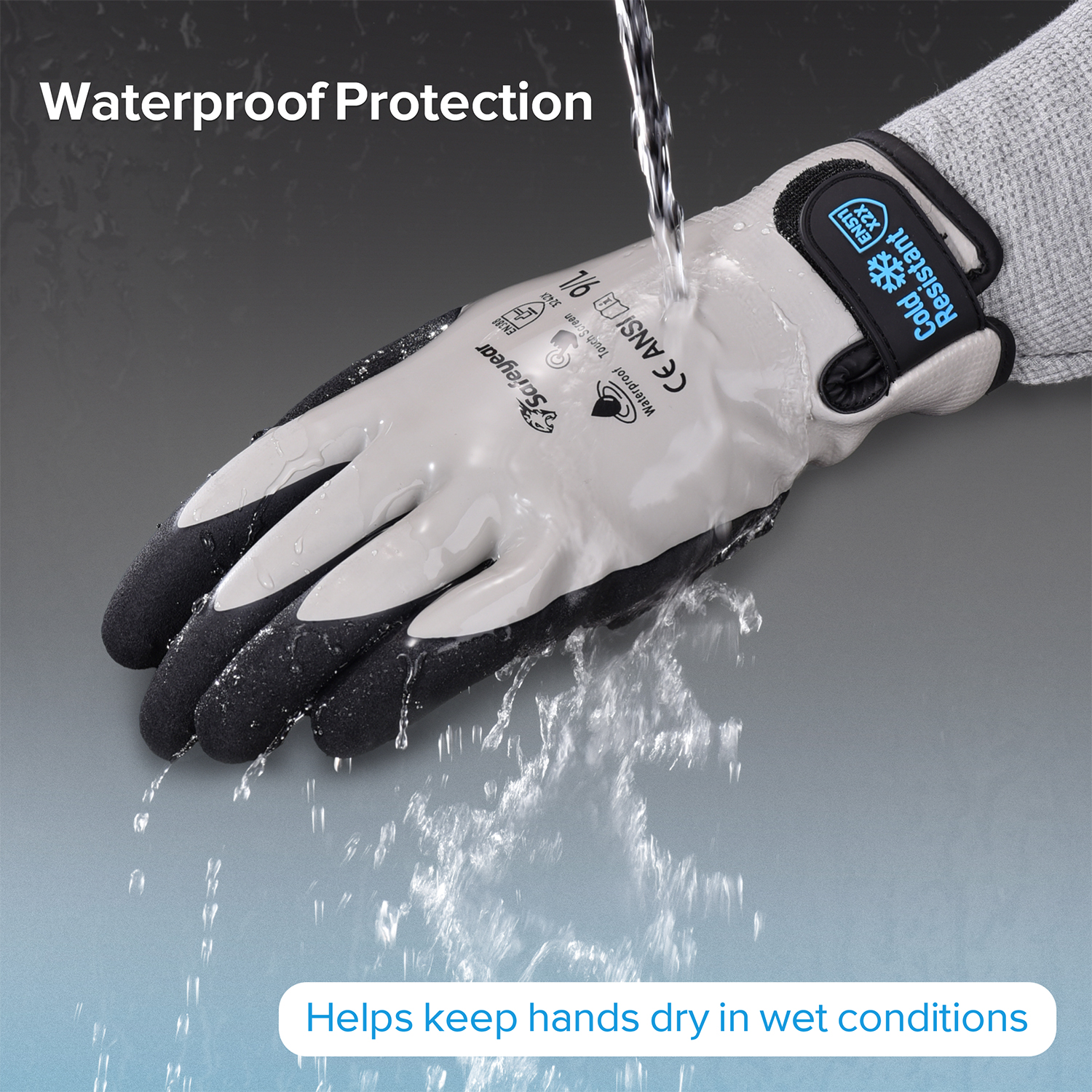 Waterproof Cold Weather Work Gloves | Thermal Insulated