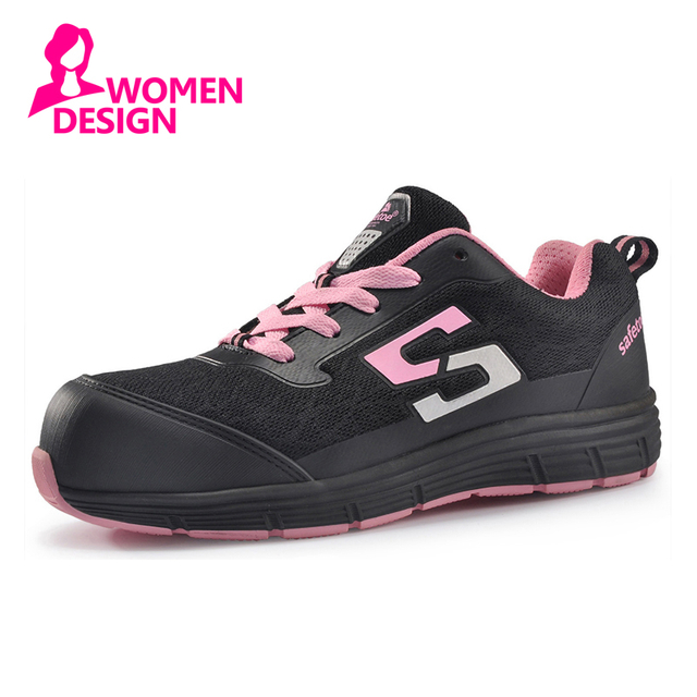 Industrial Female Construction Best Ladies Casual Slip Resistant Safety Work Shoes for Womens