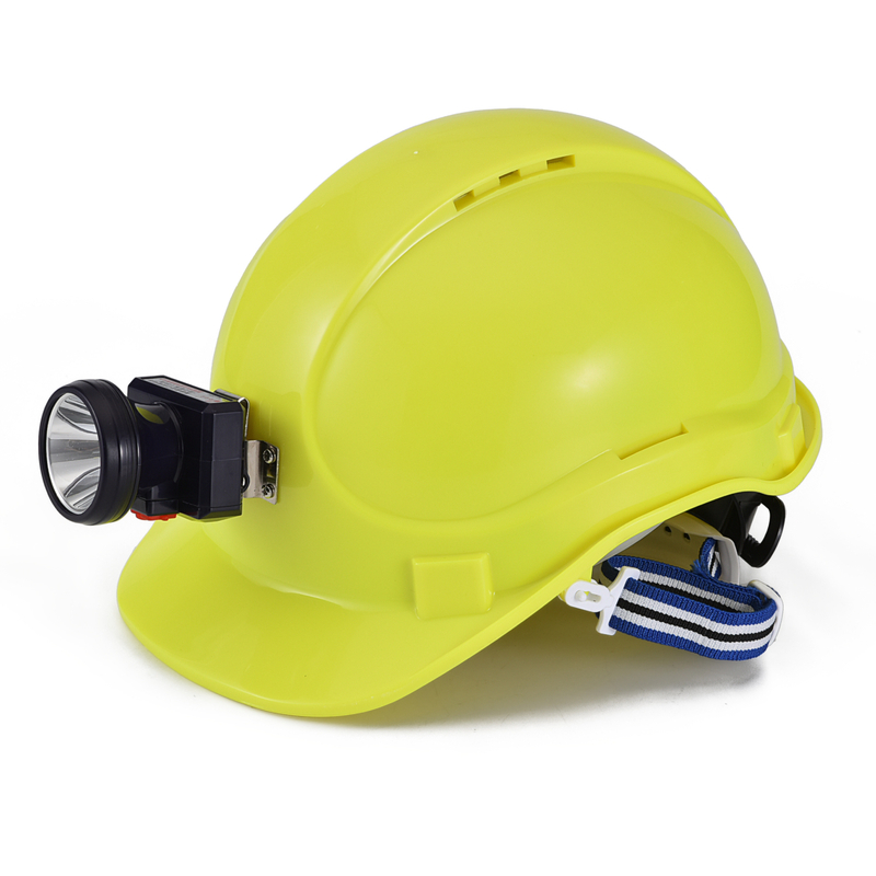 Helmet Construction Hard Hat Abs CE Approved Safety Helmets W-018 Yellow