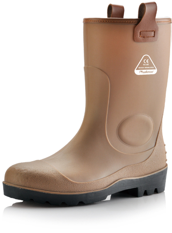 Gum Safety Rain Boots W-6037 Brown