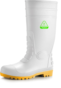 Heavy Duty Rain Boots W-6038 White