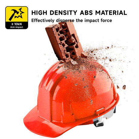 Mining Safety Helmet W-001 Red