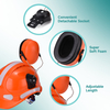 High Quality Ear Muffs E-2008D Orange