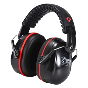 ABS Hearing Protection Ear Muffs Protective Ear Muffs Ready Stock FM-1B Red