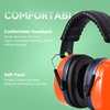 Ready Stock ABS Protective Ear Muffs EM-5002 Orange