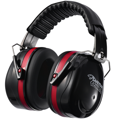 Ready Stock ABS Protective Ear Muffs EM-5002 Red