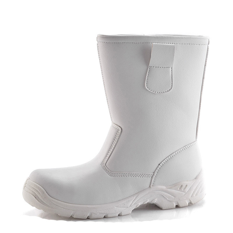 White High Rigger Work Boots H-9001 White