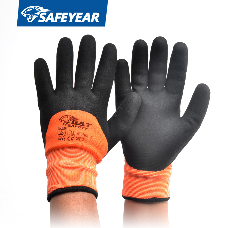 Latex Coated Industrial Work Gloves FL-LFM4011W 
