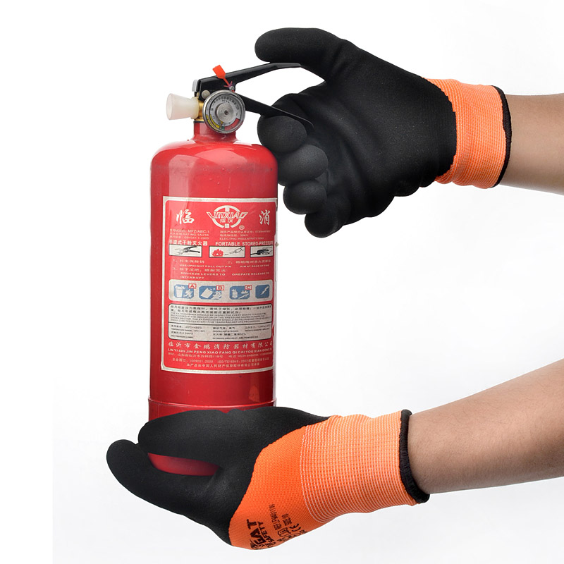 Latex Coated Industrial Work Gloves FL-LFM4011W 
