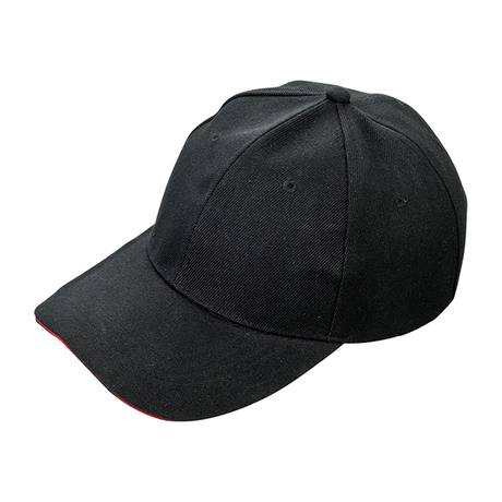 Baseball Design Safety Cap WH001 Black