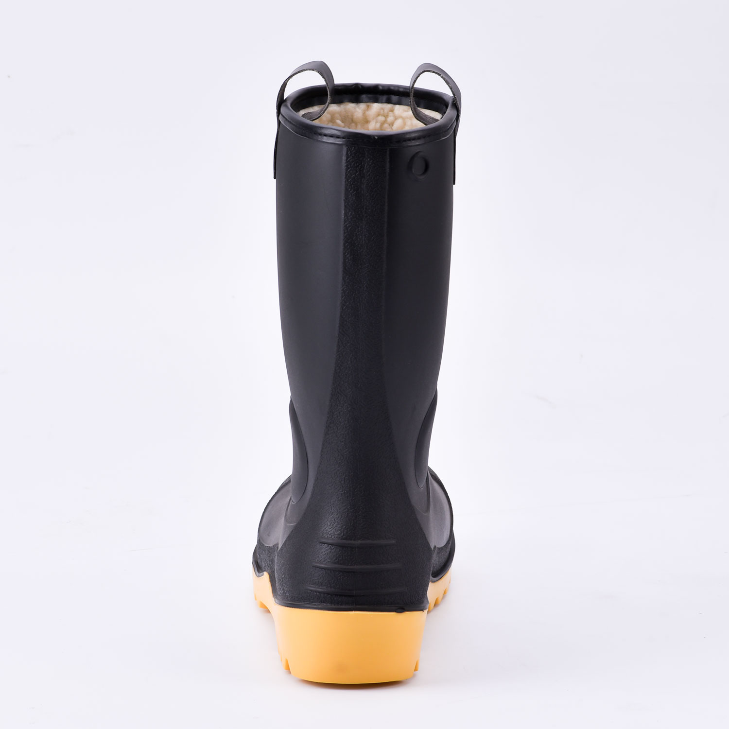 Black Wellington Safety Boots W-6037
