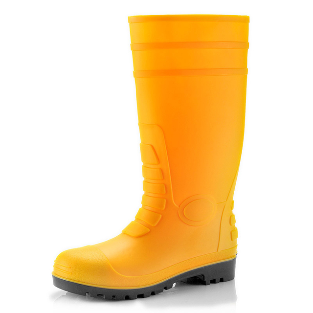 Heavy Duty S5 Rain Boots W-6038 Yellow