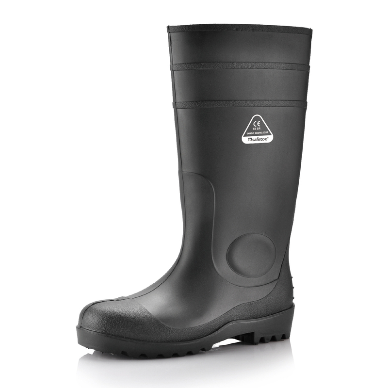 S5 Rain Safety Boots W-6037 Black