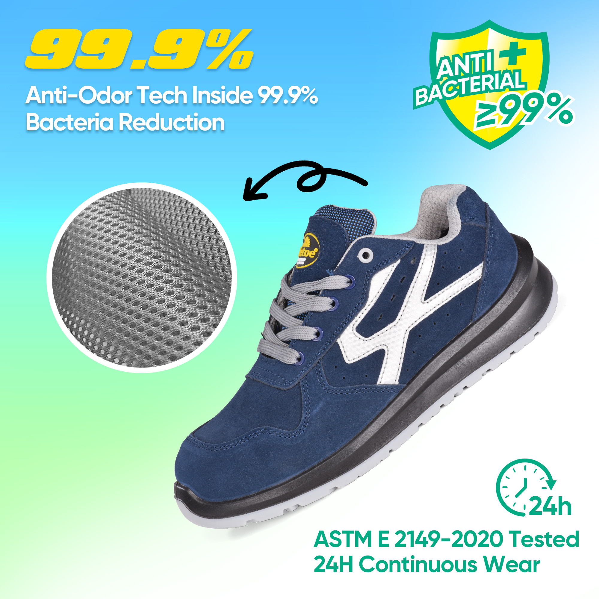 Logistics Anti-shock Composite Toe Cap Work Shoes