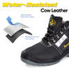 VortiGard™ Stainless Steel Plate Site Black Protective Work Boots M-8027