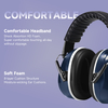 ABS Hearing Protection Ear Muffs Protective Ear Muffs Ready Stock FM-1B Blue