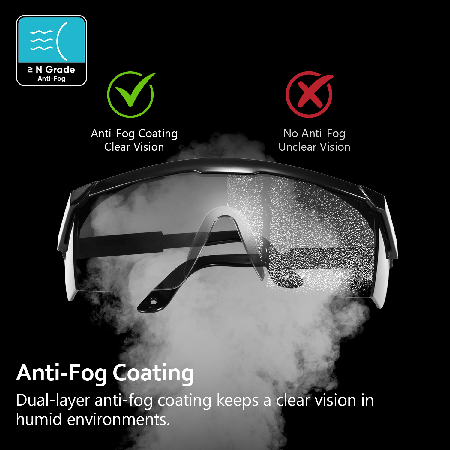 Ready Stock Eye Protection Safety Glasses KS102