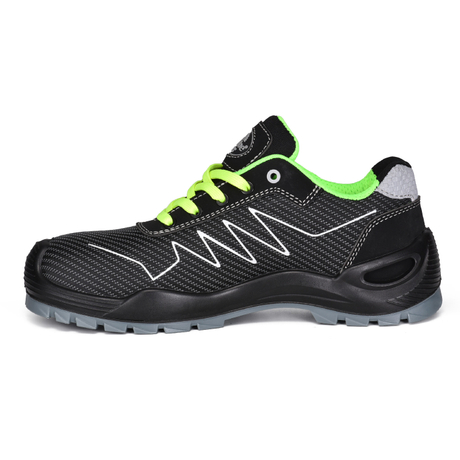 Light Weight Sports Style Fabric Safety Shoes-L7530 Green